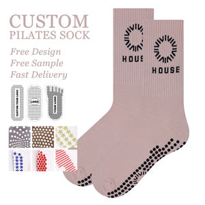 <span class=keywords><strong>Calcetines</strong></span> de Yoga de Algodón de Alta Calidad para Interiores, <span class=keywords><strong>Calcetines</strong></span> de Yoga con Logotipo Personalizado, <span class=keywords><strong>Calcetines</strong></span> Antideslizantes para Yoga y Pilates para <span class=keywords><strong>Mujer</strong></span> - Product Image 1