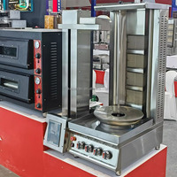 Robot à doner automatique à gaz, machine à shawarma et kebab à découpe automatique