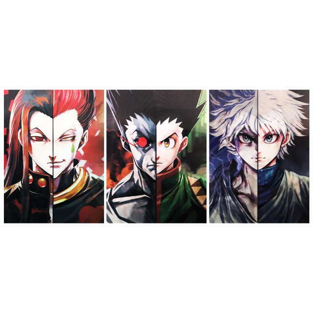 100 Designs 3D Lenticular Flip Picture Anime 3D Lenticular Poster Movie Poster Wall Art Home Decoration Frame Poster