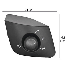 6J1959565 Nouveau bouton de commande de rétroviseur électrique pour voitures Volkswagen SEAT 2008-2015 - Product Image 5