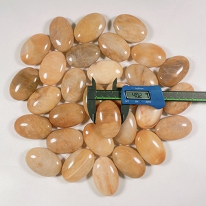 Huiying - Piedras de Jade Amarilla para Masaje, Cuidado de la Piel, Forma Ovalada, Bloques de <span class=keywords><strong>Roca</strong></span>, <span class=keywords><strong>Precio</strong></span> Económico al por Mayor - Product Image 1