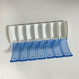 Boîte de rangement portable pour la maison, 7 compartiments, boîte à pilules écologique, porte-médicaments, voyage, logo personnalisé - Product Image 2