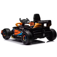 Voiture jouet à piles McLaren F1 12V en plastique pour enfants, avec batterie, pour les âges de 2 à 7 ans
