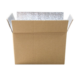 Refroidisseur alimentaire ciré étanche pour poulet <span class=keywords><strong>homard</strong></span> vivant emballage ondulé boîte d'expédition en carton isolée pour viande et poisson congelés - Product Image 6