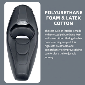 Convient aux sièges modifiés Yamaha NMAX155 2015-2019, coussin de siège NMAX confortable avec support lombaire supplémentaire. - Product Image 3