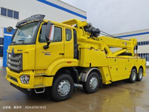 400hp SINOTRUK HOWO 8X4 tamirci çekme kamyonu 40 ton 50 ton HOWO tamir kamyonu - Product Image 4