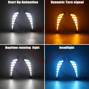 Productos de Venta caliente calidad superior LED DRL faros luces de circulación diurna luces antiniebla para Toyota <span class=keywords><strong>Corolla</strong></span> <span class=keywords><strong>GR</strong></span> <span class=keywords><strong>Sport</strong></span> 2021 <span class=keywords><strong>2022</strong></span> - Product Image 2