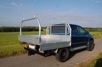 Plateau plat en aluminium Corps de plateau de camion à plateau plat