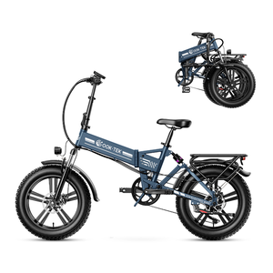 Bicicletas Eléctricas Plegables <span class=keywords><strong>de</strong></span> 48V 15AH con Batería Grande, Bicicletas Eléctricas con Llantas Gruesas <span class=keywords><strong>de</strong></span> 20 Pulgadas para Adultos, Bicicletas Eléctricas para Desplazamientos - Product Image 3