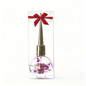 Huile pour cuticules avec logo personnalisé, soin des ongles à marque privée avec de vraies fleurs, traitement hydratant et nourrissant pour les cuticules 14ml - Product Image 4