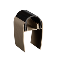 Profil de fenêtre en plastique extrudé personnalisable, durable et de haute qualité pour une utilisation extérieure et en bâtiment
