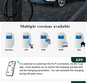 Station <span class=keywords><strong>de</strong></span> recharge pour véhicules électriques compatible avec le réseau intelligent 22 kW pour l'intégration des systèmes photovoltaïques et l'énergie verte pour Wallbox et accessoires automobiles - Product Image 2