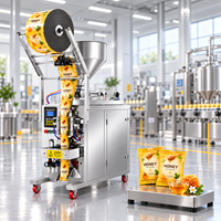 Machine de remplissage verticale automatique pour crème, jus, miel, ketchup, beurre de cacahuète, machine d'emballage et de scellage