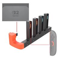 IPEGA PGSW2185 Stasiun Dok Pengisian Daya Indikator Pengisian Daya LED Pengisi Daya Magnetik Cepat Mengisi Daya hingga 4 Buah Joypad untuk Nintendo Switch 2
