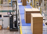 Machine de comptage de feuilles de carton ondulé sans contact à intelligence artificielle pour les usines d'impression et d'emballage