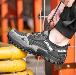 JIANKUN-Zapatos DE TRABAJO unisex con punta de acero para <span class=keywords><strong>hombre</strong></span>, OEM ODM y calzado de seguridad, suela de goma antideslizante, transpirable, antigolpes - Product Image 3