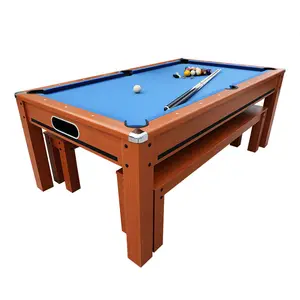 Special Design 7 Feet 3 In 1 Multi Functions Pool Dinning Table Tennis Table With Two Benches