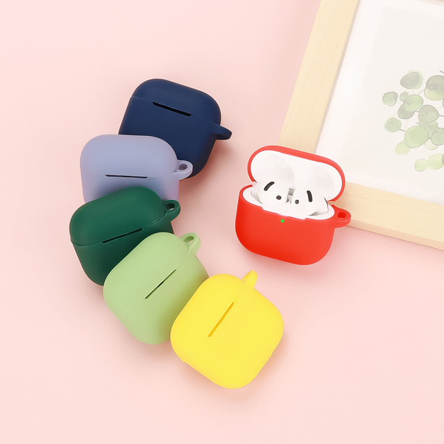 New Arrival for Apple AirPods 4 Headphone Cases,Silicone Buds Case Wireless Earbuds Shell Tpu Earphone Cover for airpods case