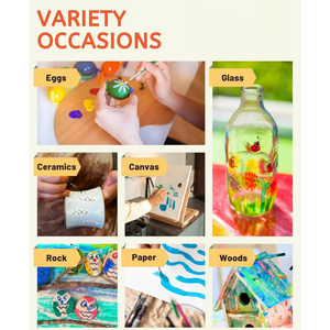 Vernice Tempera per bambini <span class=keywords><strong>12</strong></span> colori lavabile Tempera vernice per bambini Tempera Non tossico 500ml bottiglie regalo - Product Image 5