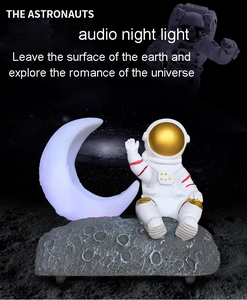 Adornos de decoración del hogar Productos de tendencia 2025 Nuevas llegadas Astronauta <span class=keywords><strong>Luna</strong></span> Lámpara Corán Altavoces de alta calidad - Product Image 2
