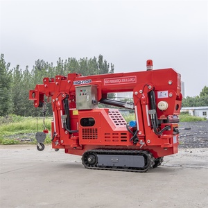Mini Grúa Araña Telescópica, Altura de Elevación de 6.8 Metros, Elevador de Construcción Móvil Compacto para - Product Image 3