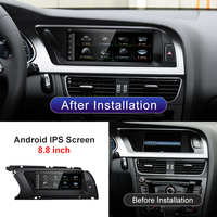 STWEI Qualcomm Snapdragon680 6225 2.4GHz Inalámbrico CarPlay Auto para Reproductores de Video para Automóviles AUDI A4 A5 B8 2009-2016, Multimedia, Bluetooth