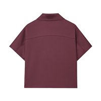 PB&ZA Manteau Court Femme Nouveau Chic et Décontracté Automne 2025 – Manches Courtes, Style Vintage Élégant