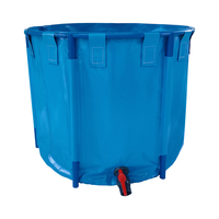Fabrik-Großhandel Großer Pool 1000-50000L Faltbarer PVC-Fischtank Rundes Aquarium Kunststoff-Zuchtbecken Wasserspeicherbehälter Pool