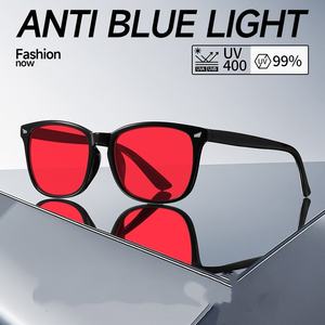 Kính chống ánh sáng xanh cao cấp, in logo tùy chỉnh, hỗ trợ giấc ngủ, dành cho chơi game trên máy tính, màu đỏ, kính lọc ánh sáng xanh cam - Product Image 3