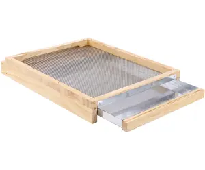 Beekeeping Mesh Base With Galvanized Drawer for 10 Frame Beehive