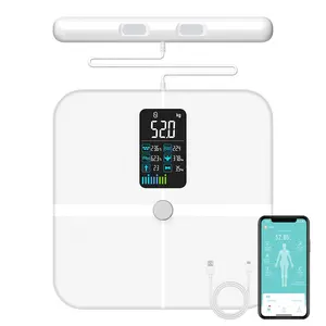 180kg 396lb Peso electrónico inalámbrico Báscula de grasa corporal Baño Báscula digital Medición Bmi