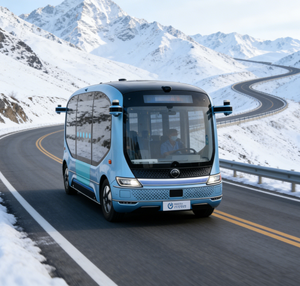 Les minibus sans conducteur sont adaptés aux villes touristiques comme moyens de transport intelligents sans conducteur pour les passagers. - Product Image 3