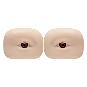 Modelo de Práctica de Cejas y Ojos de Silicona Realista, Accesorio de Entrenamiento de Maquillaje Permanente para Artistas del Tatuaje - Product Image 1
