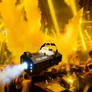 携帯用3000W DMX512リモート多色スモークフォグマシン結婚式パーティーナイトクラブ-電源 - Product Image 6