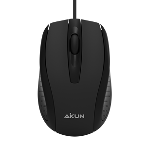 Nhà Văn phòng aikun sử dụng chuột quang 3D có dây, 1200DPI, cáp USB, Bánh xe cao su, cắm và chơi - Product Image 1