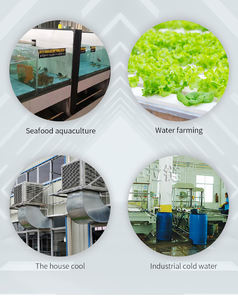 Zeevruchten Watergekoelde Chiller Systeem Koeling Tan Japan Amerikaan Voor Zeewater Aquarium Zeevruchten 110V 60Hz Levende Vis Marketing Sleutel - Product Image 4