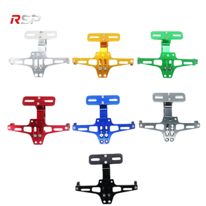 Soporte Universal <span class=keywords><strong>de</strong></span> Aluminio CNC para Matrícula <span class=keywords><strong>de</strong></span> Motocicleta con Luz LED, Eliminador <span class=keywords><strong>de</strong></span> Guardabarros Trasero Ajustable - Product Image 5