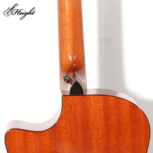 <span class=keywords><strong>Guitarra</strong></span> acústica de madera de abeto con patrón de onda de instrumento de música con logotipo personalizado de 41 pulgadas a precio de fábrica para reproductores de música - Product Image 5