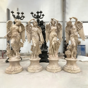 Bán Buôn Lớn Thân Thiện Với Môi Sợi Thủy Tinh Thiên Thần Bức Tượng Bốn Mùa Nhựa Đúc Vườn Trang Trí Nội Thất Giá Rẻ Giá - Product Image 1