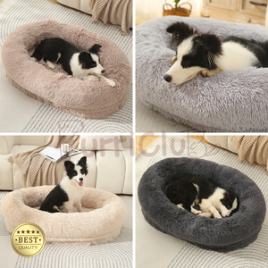 Ondersteunend Orthopedisch Donut Knuffelbed Voor Honden En Katten, Een Diep Schotelnest Dat Is Ontworpen Om De Slaap Te Verbeteren En Gewrichtspijn Te Verlichten - Product Image 2