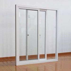 Fenêtre coulissante en vinyle à cadre en PVC, à double vitrage, à rupture de pont thermique, résistante aux chocs, à faible valeur U, prix d'usine, <span class=keywords><strong>pour</strong></span> la <span class=keywords><strong>maison</strong></span> - Product Image 1