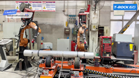 Robot de soudage industriel à 6 axes, robot industriel, machine de soudage industrielle, bras de robot de soudage industriel