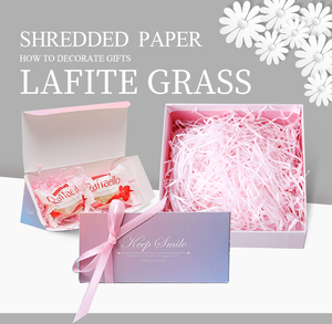 100G de remplissage en papier déchiqueté, boîte-cadeau, emballage en papier déchiqueté, herbe <span class=keywords><strong>Lafite</strong></span>, emballage de remplissage, papier déchiqueté noir, bricolage - Product Image 4