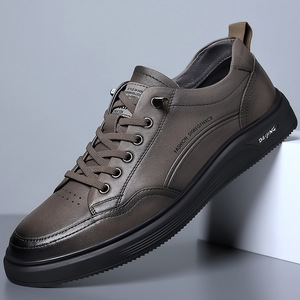 Zapatos casuales de cuero de alta gama con textura lujosa, modernos y a la moda, transpirables, zapatos para hombre - Product Image 1