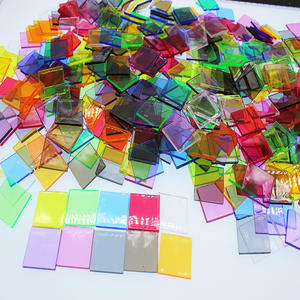 מטבעות פלסטיק שקופים צבעוניים 19 מ\"מ 25 מ\"מ משחקי ספירה עזרי הוראה לילדים גילאי 4-6 לשימוש פנימי צעצועים ארוזים בשקיות  מכירה חמה - Product Image 2