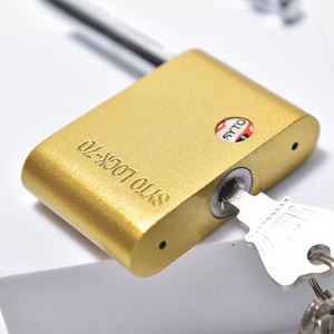 Candado SYTO de seguridad con anillo impermeable de dos tonos, candado de seguridad con esquina redondeada grande, candado de 40mm de haz largo - Product Image 4