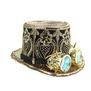 Sombrero de fiesta de hombre ardiente de lentejuelas de <span class=keywords><strong>Halloween</strong></span> y Carnaval para decoraciones festivas - Product Image 2
