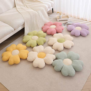 Beş-Petal çiçek Macaron tasarım yastık süper yumuşak peluş ev kanepe dekoratif sandalye bebek için sınır ötesi stres giderici - Product Image 1