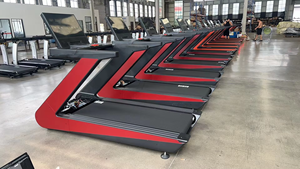 Tapis de <span class=keywords><strong>course</strong></span> commercial avec écran LED, moteur électrique 3.0HP, vitesse 1.0-20km/h, cadre en acier, machine de <span class=keywords><strong>course</strong></span> <span class=keywords><strong>à</strong></span> domicile, calories Hyper - Product Image 2