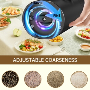 Circle Joy Electric <b>Pepper</b> <b>Grinder</b> Mills Electric <b>Pepper</b> <b>Grinder</b> Spice Mills Rechargeable Salt and <b>Pepper</b> <b>Grinder</b> Set - Product Image 2